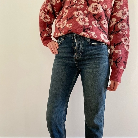 NWT Current/Elliott The Exposed  Fly Vintage Cropped Slim Jeans - 26 - Picture 5 of 16